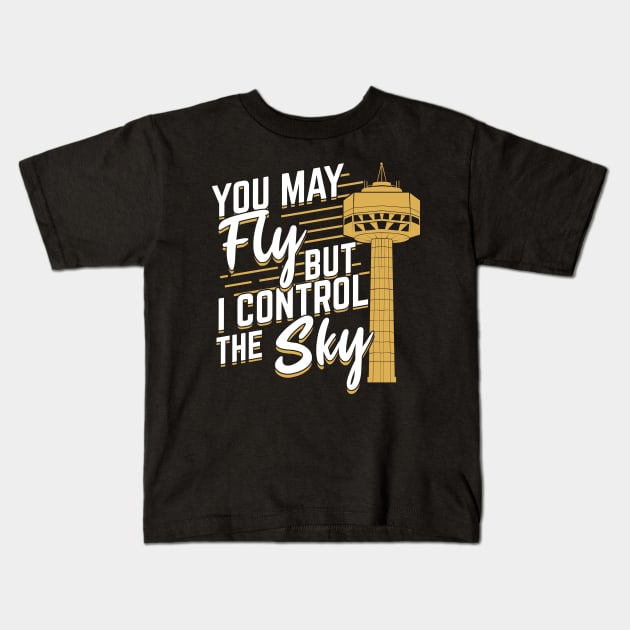 Air Traffic Control Specialist Controller Gift Kids T-Shirt by Dolde08